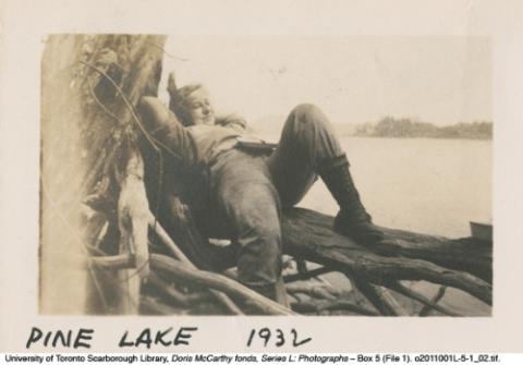 Doris McCarthy at Pine Lake