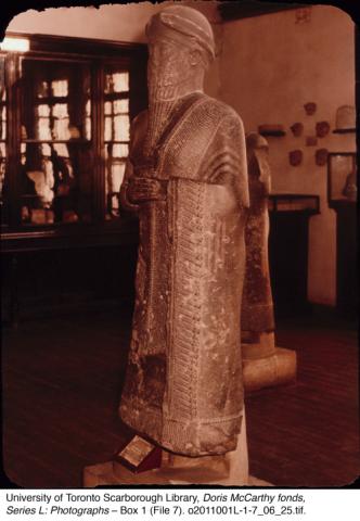 Statue of a bearded figure