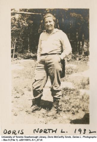 Doris McCarthy at North Lake