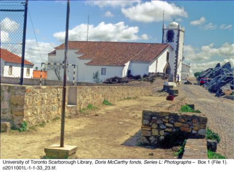 Photograph of painted scene 'The Church at Marvoa'