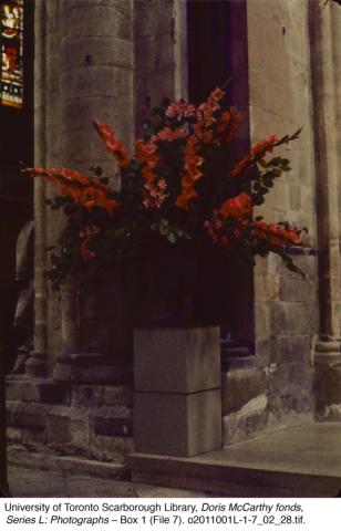English Flowers, Winchester Cathedral, England