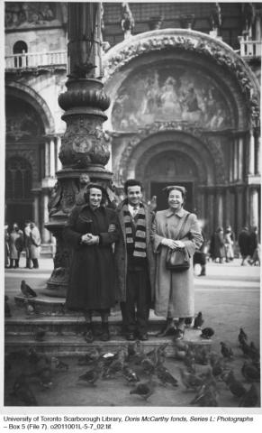 Doris McCarthy and friends in Venice
