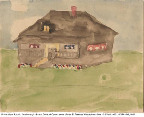 Painting of unknown house