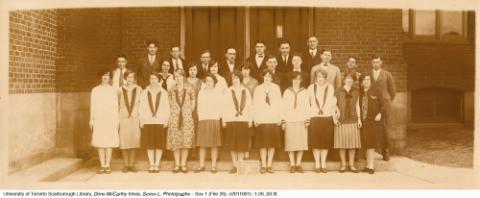 Class picture of Malvern Collegiate Form V, 1926