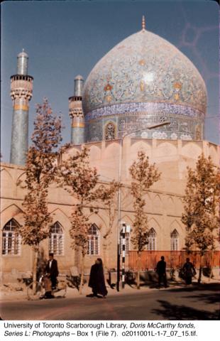 Dome and minarets of a mosque