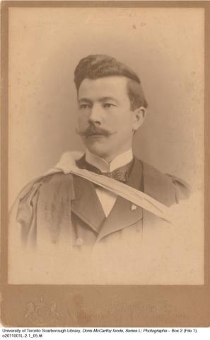 Graduation photograph of McCarthy man